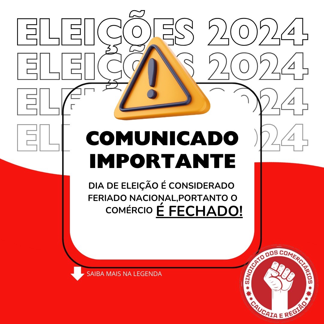 DIA DA ELEIÇÃO 2024